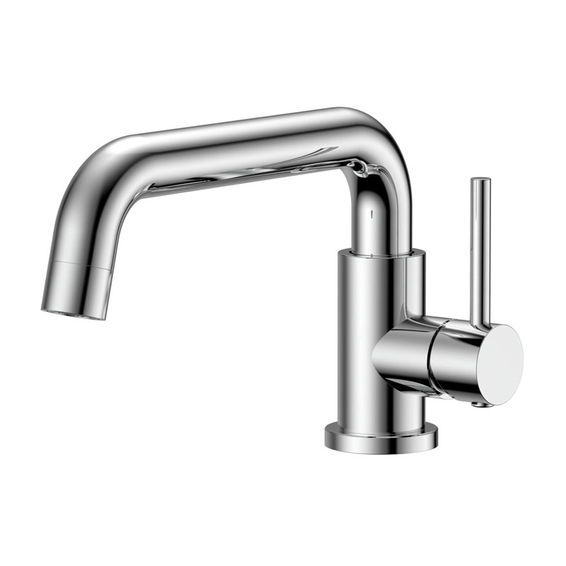 Single Hole Single Handle Bathroom Faucet, Polished Chrome