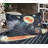 Ambesonne Outer Space Fitted Sheet & Pillow Sham  Set,  Multicolor-106797055