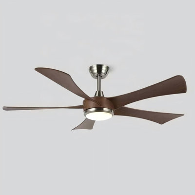 52" 5-Blades Ceiling Fan with Light