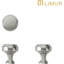 Boutons d'armoires en alliage de zinc massif, paquet de 10, quincaillerie en nickel satiné brossé pour armoires de cuisine, tiroirs, armoires et commodes-124496603