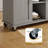 Rolling Kitchen Island Cart With Butcher Block Top – Portable Workstation With Storage Shelves & Locking Wheels-176603489