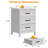 3 Drawers Nightstand-1040848110