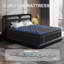 Matelas pour grand lit double hybride 9 po avec ferme en mousse viscoélastique gélifiée dans une boîte 9 po-396564841-392782894