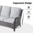 6 - Person Patio Conversation Set with Cushions-821603965-821603964