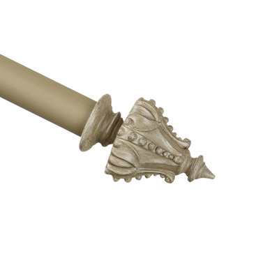 Parnell Steel Adjustable Single Curtain Rod