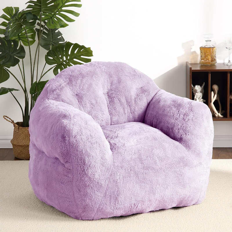 Fauteuil à billes Plush, Bleu