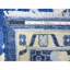 Tapis bleu nouvel âge en laine 11 pi 8 po x 14 pi 4 po Zhuo
