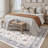 Luke Vintage Floral Blue/White Area Rug-53059661