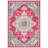 Felty Oriental Fuchsia / Blue Area Rug-761702609