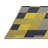 Machine Washable Checkered Brown Area Rug-1448129442