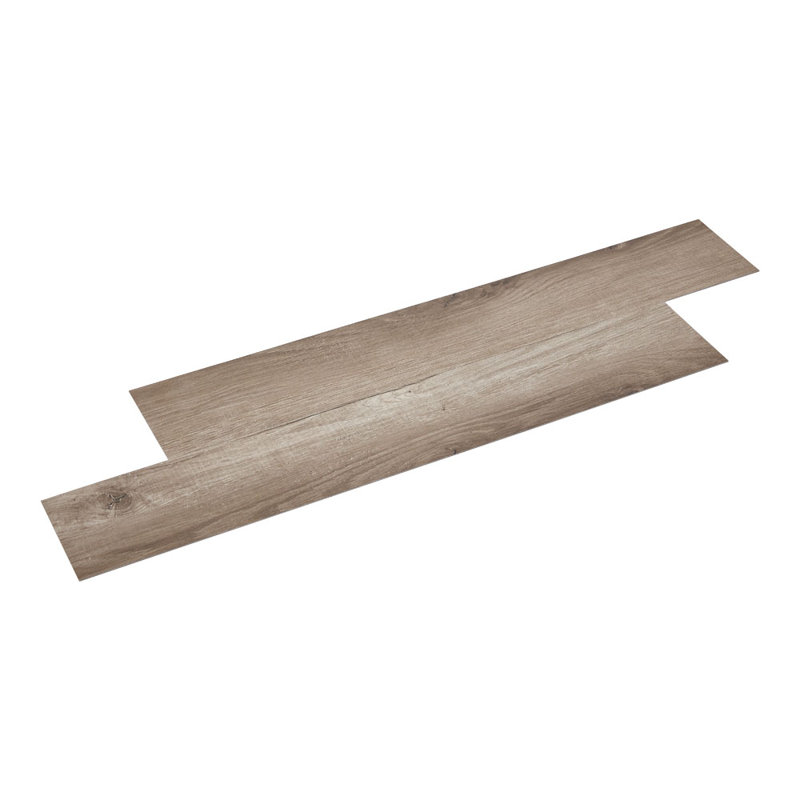 15.2 x 91.5cm 36Pcs Self Adhesive PVC Flooring, Brown