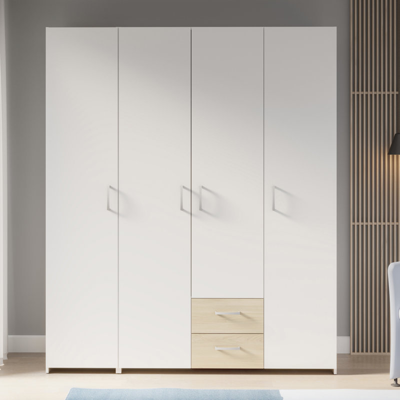 1 Door Manufactured Wood Wardrobe