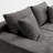  78.8" Boneless Convertible Loveseat Chaise Sleeper Sofa, 2-Piece Modular Couch, No Assembly - Black Onyx, Chenille-1021317261-1021317251-1007607276