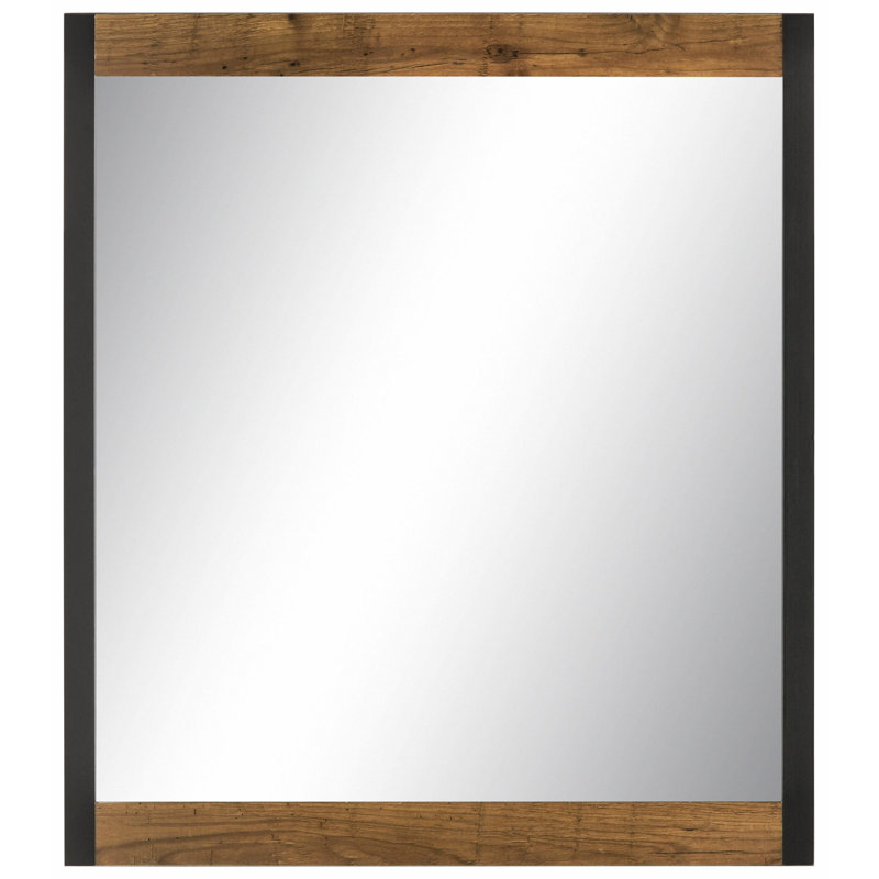 Killingworth Wood Flat Wall Mirror, Oak