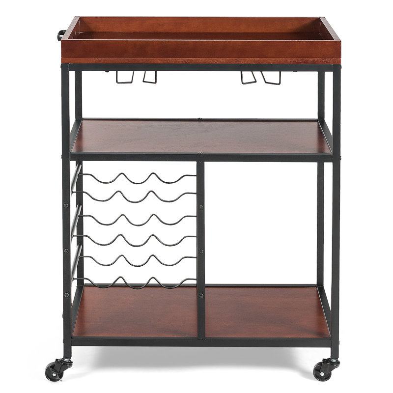 Freeburg Metal Bar Cart