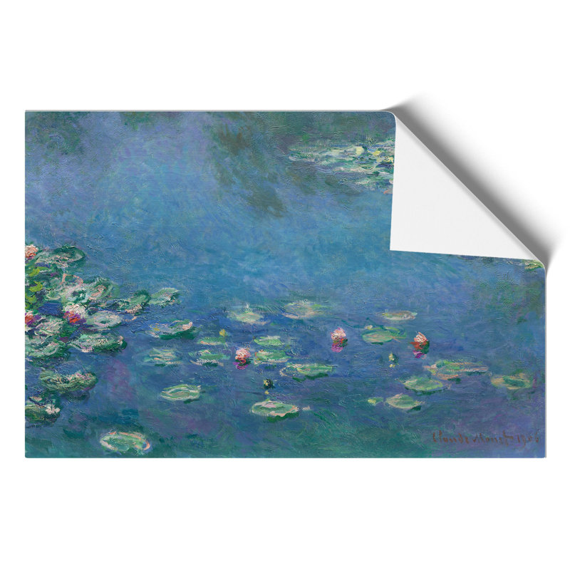 Water Lilies Lily Pond Vol.24 by Claude Monet - No Frame Painting, 42cm H x 59cm W x 0.1cm D