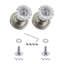 Classic Rosette with Crystal Door Knob-1060249198
