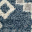 Tapis bleu / beige Ileyah Southwestern-1518444458