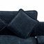 Canapé modulaire Basic, canapé en chenille de 111 po avec deux repose-pieds amovibles, deux ports USB, deux porte-gobelets et une grande boîte de rangement-2131873820