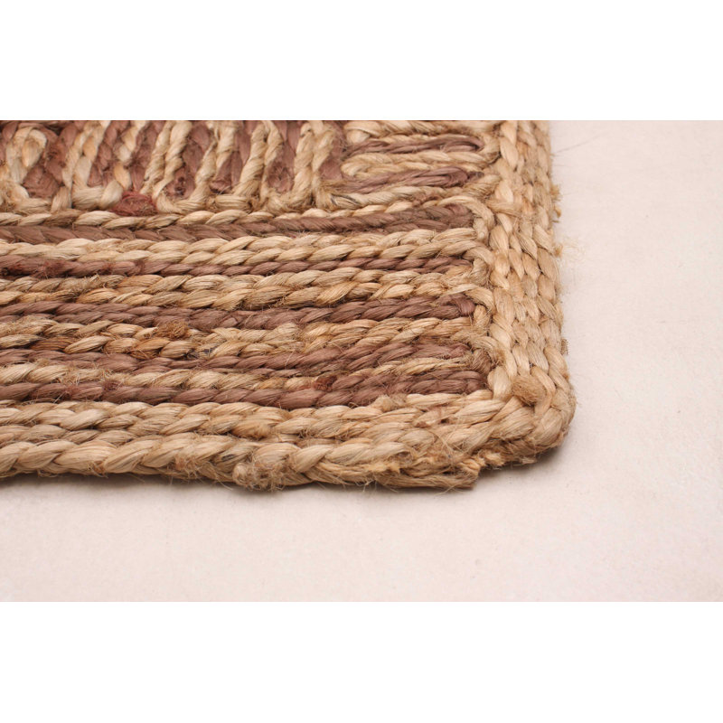 Tapis brun unique 5 pi x 8 pi 0 po Sienna