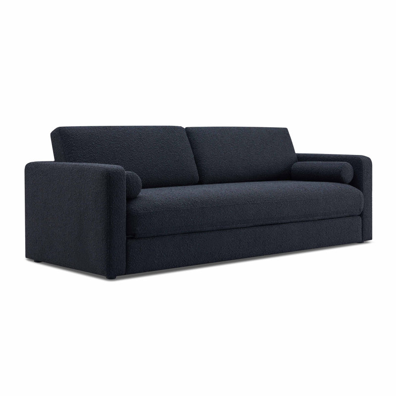 Tov Furniture Ryan Black Boucle Sofa Bed, Black Boucle