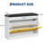 31.5'' Shoe Storage Bench, Slim Shoe Organizer Bench
