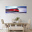 Sbb train, art abstrait contemporain contemporain paysage d'hiver en Suisse-1139457218