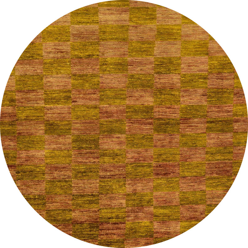 Tapis abstrait moderne 63, Rond 3 pi