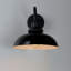 Black 1-Bulb 11.25"H Outdoor Barn Light-696395472