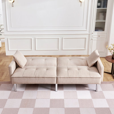 Degmo 84.6'' Upholstered Convertible Sofa