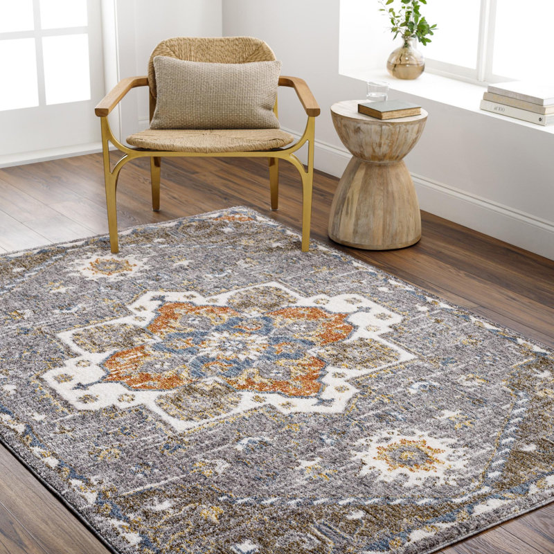 Oriental Indoor Rug, Rectangle 5'3" x 7'