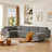 Modular Upholstered Sectional Sofa-1264594803