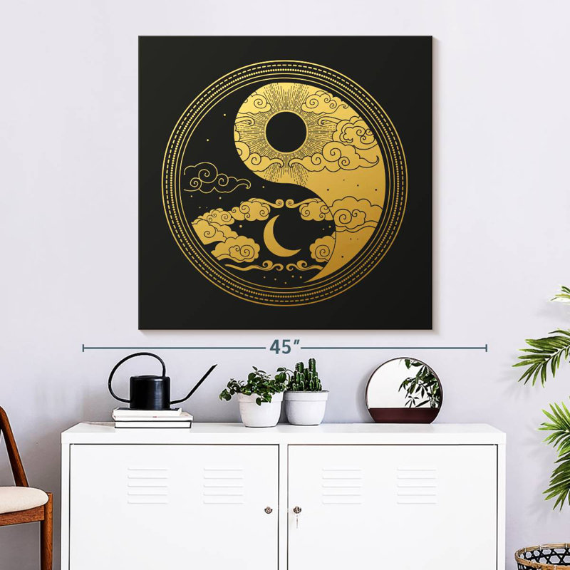 Kerrick Oriental Yin Yang, 33" H x 33" W