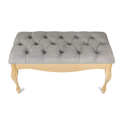 Moorebank 100% Polyester Upholstered Bench