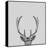 Buck Surprise II - Drawing on Canvas-349642216