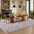 Area Rugs Washable Vintage Area Rug for Living Room or Bedroom – Soft, Distressed, Non-Slip, Low Pile Carpet – Indoor Dining Room Home Decor-1444140508