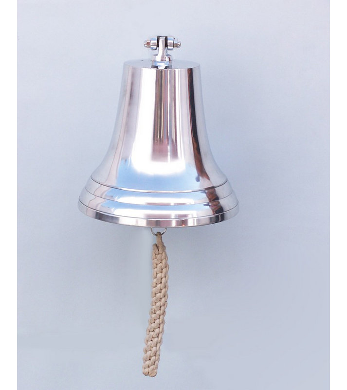 Cloche suspendue chromée 11 po Elginpark, H 18 po x l 11,5 po x P 11,5 po, Chrome