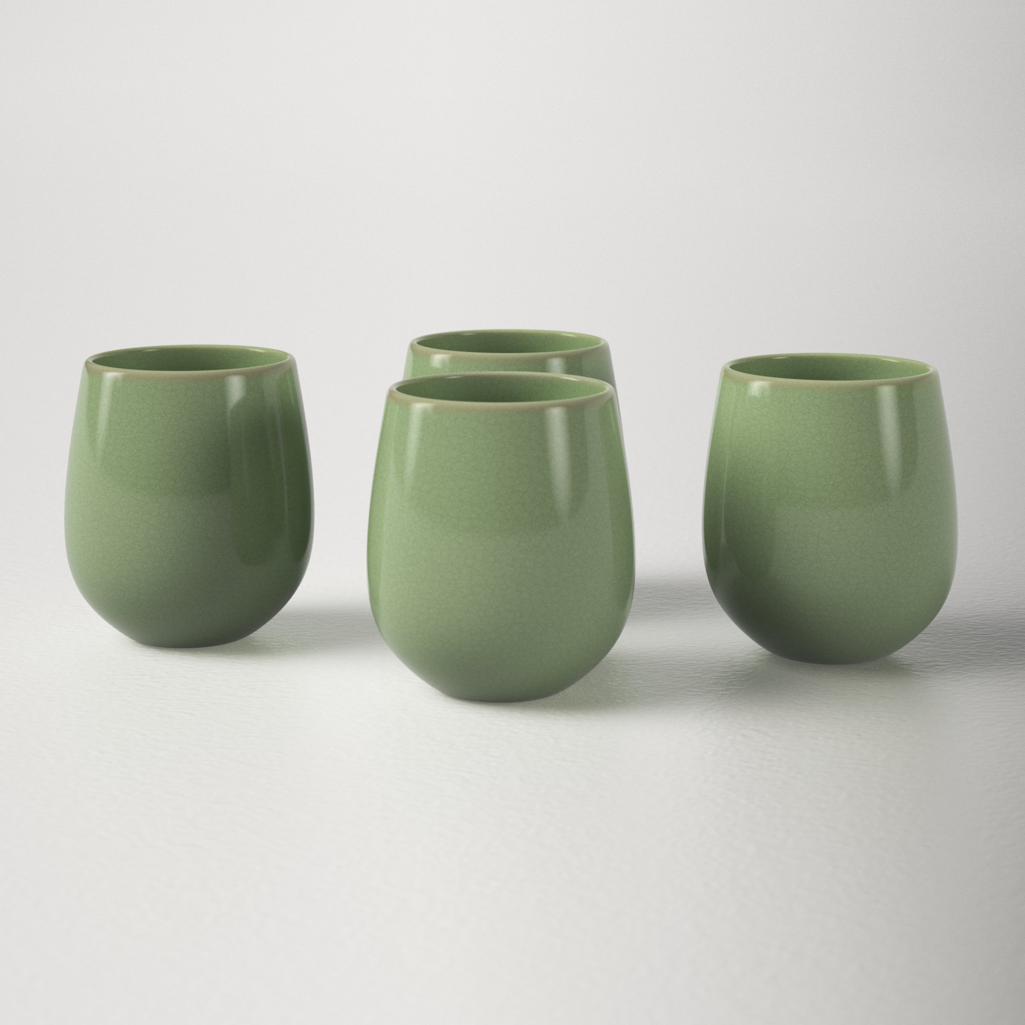 Borgen Handmade Stoneware Coffee Mug, Sage