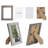 Janaria Gray Solid Wood Picture Frame - Set of 4