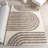  Rose Modern Geometric Shag Area Rug-1418450362