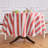 Cabana Stripe - 100% Pure Linen Round Tablecloth-93646084-93646086