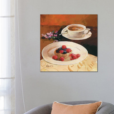 Cafe Grande IV 1 Piece Wrapped Canvas Wall Art