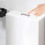 Toilette de salle de bain, double chasse 1,1 / 1,6, céramique, blanc brillant, siège allongé à fermeture douce, siège confort blanc, bol