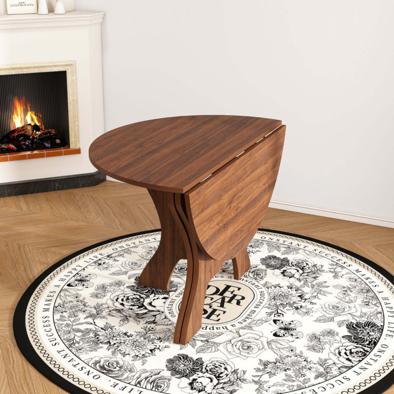 43 In Folding Dining Table, Walnut