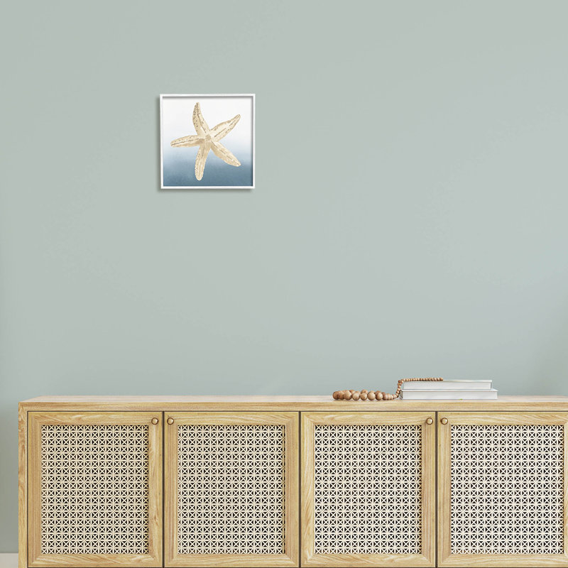 «Summer Beach Life», art de la giclée par Lucille Price, H 12 po x l 12 po x P 1,5 po, Giclée encadrée blanc bord de mer