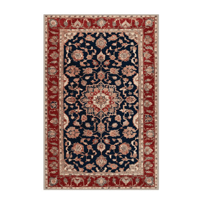 Machine Washable Persian Brown Area Rug