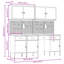 Set Of 8 Steel Medium Height-Adjustable-1552494887