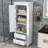 Freestanding Bathroom Cabinet, Tall Storage Cabinet with Two Drawers-417905522