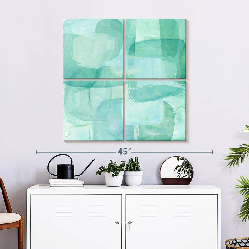Sea Glass Reflection I, H 74 po x l 74 po