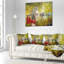Humain et libellule - Coussin imprimé abstrait-30142001-30141998